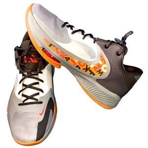 Nike Zoom Freak 4 Letter Bros Iron Stone Brown Orange DJ6149-003 Sz 13